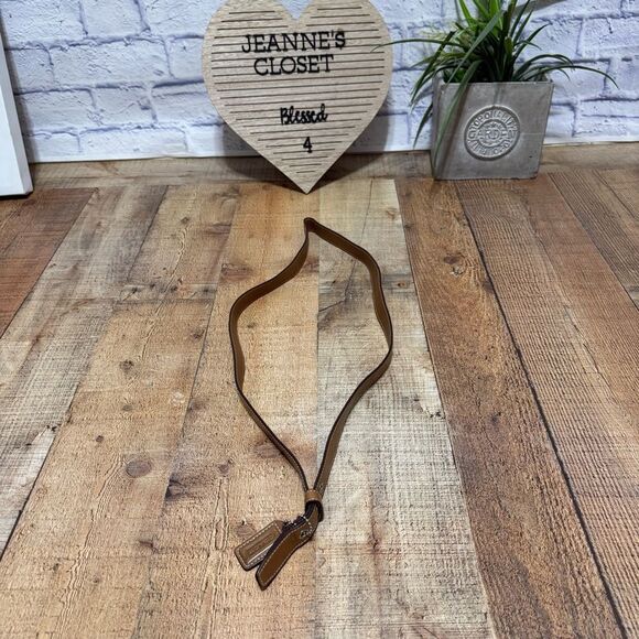 replacement strap & bag charm COACH Legacy Demi Hobo Camel Leather #9564 - Picture 9 of 9